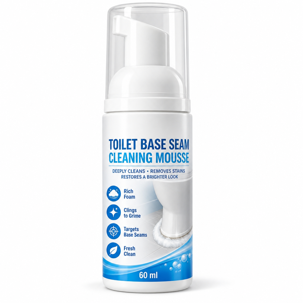 🚽💨Toilet Base Seam Cleaning Mousse – Foam, Deep Clean & Fresh
