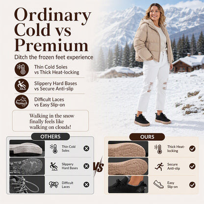 Women's Casual Plush-Lined Winter Shoes