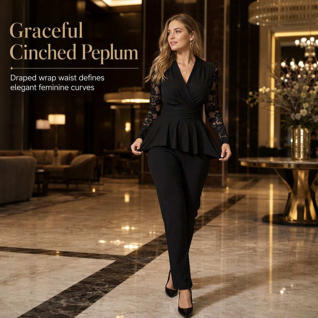 Women's Chic Two-Piece Pants Set