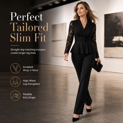 Women's Chic Two-Piece Pants Set