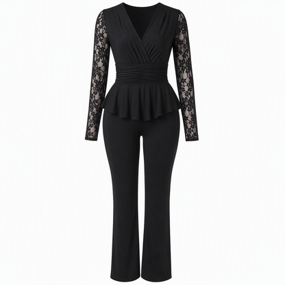 Women's Chic Two-Piece Pants Set