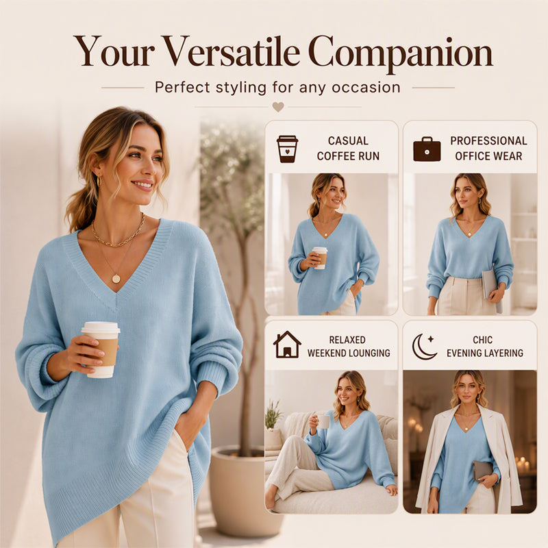 🍂Autumn Hot Sale 50% OFF🔥Women's Mid Length Knit Sweater