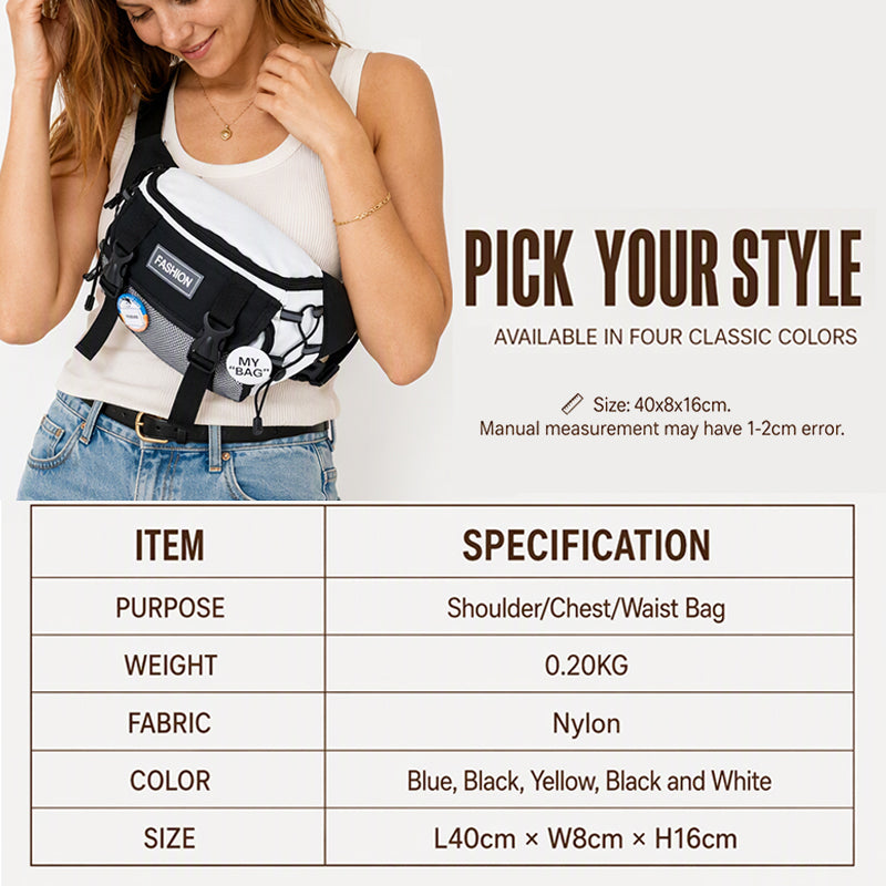 Unisex Trendy Sports Sling Bag