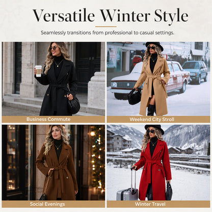 Refined Belted Trench Coat