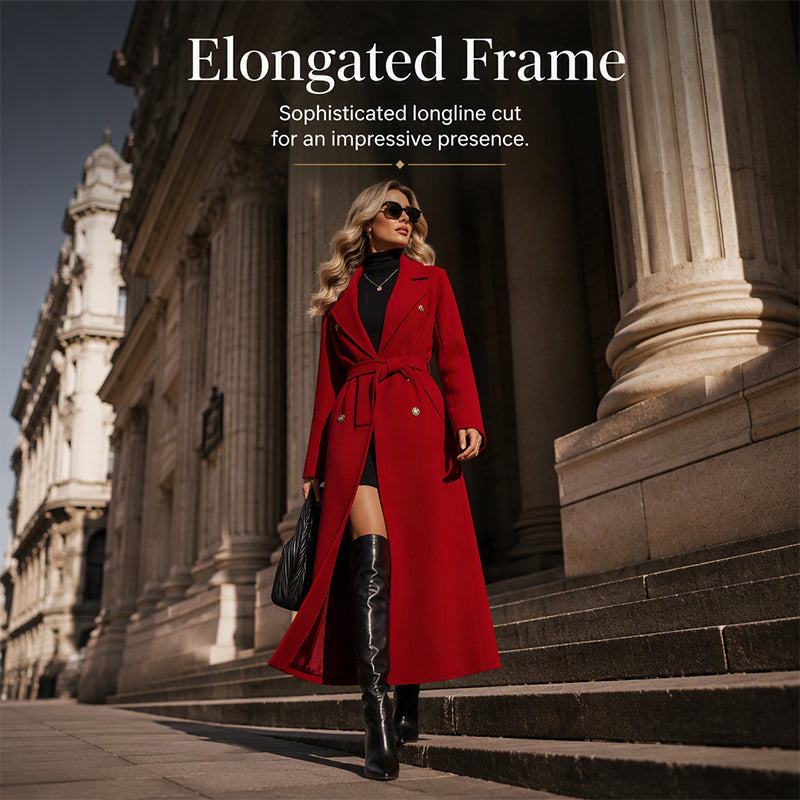 Refined Belted Trench Coat