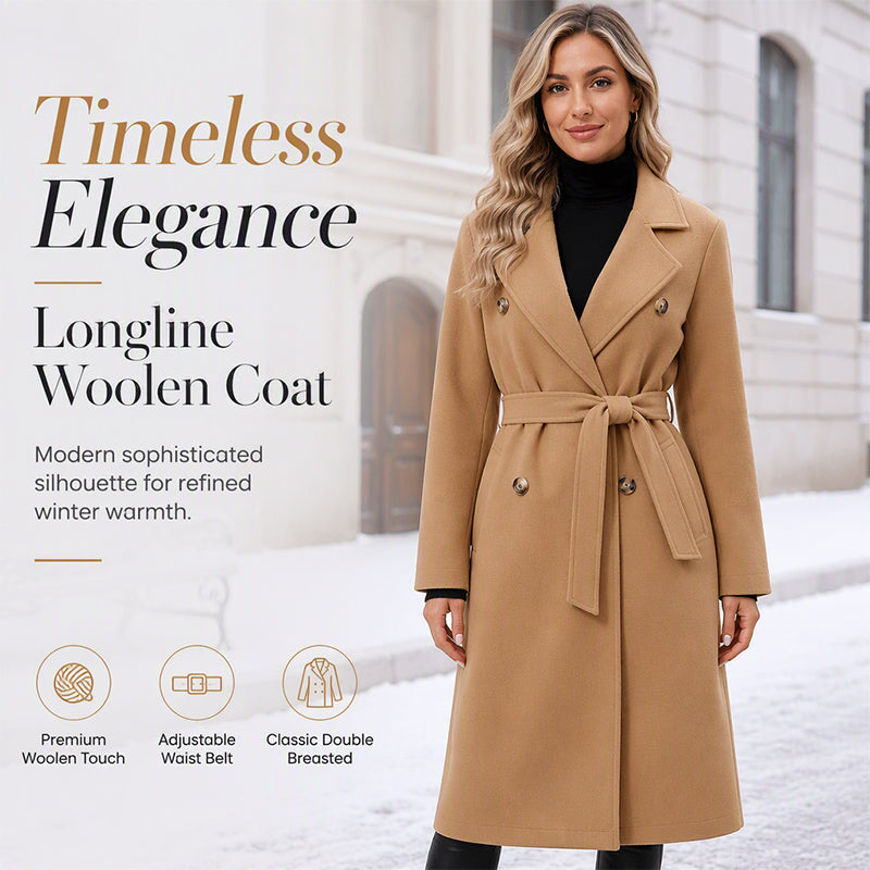 Refined Belted Trench Coat