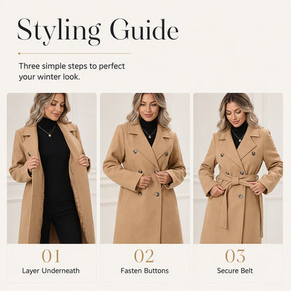 Refined Belted Trench Coat