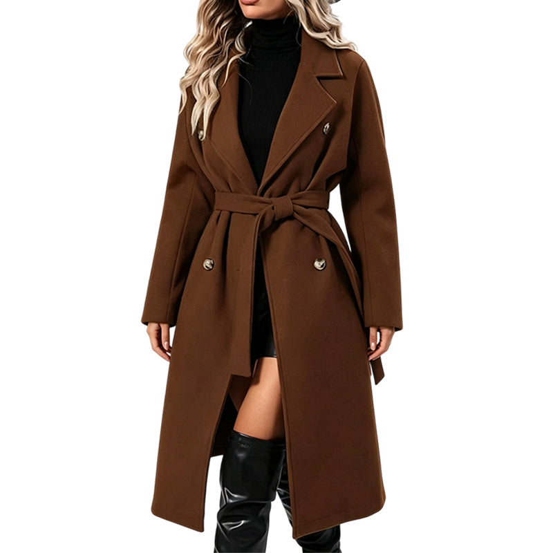 Refined Belted Trench Coat