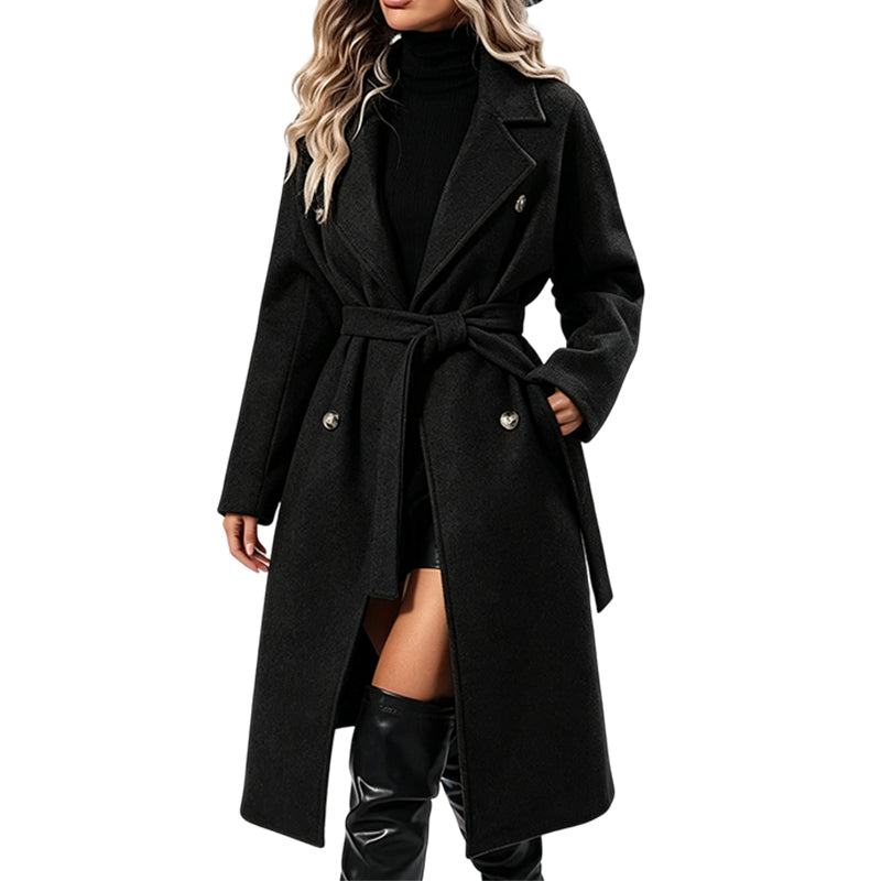 Refined Belted Trench Coat