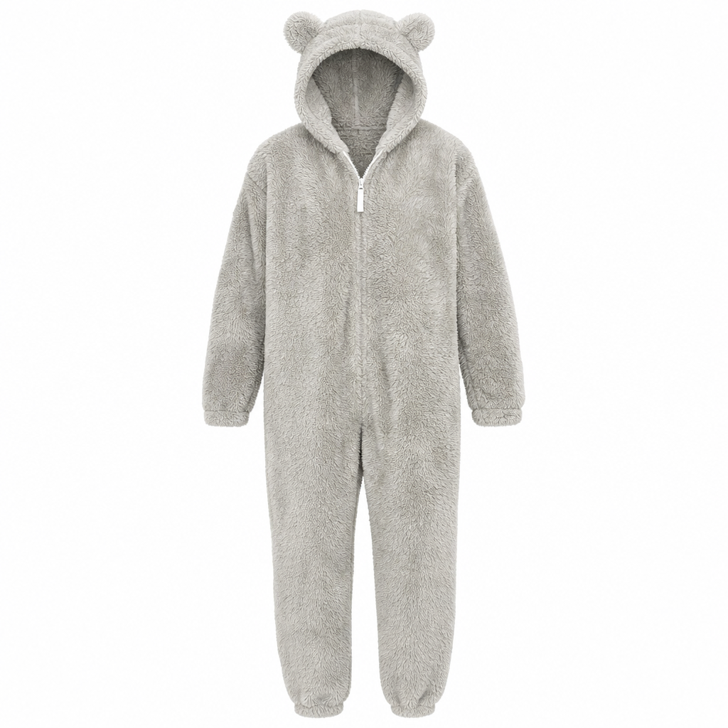 Women's Winter Warm Hooded Onesie Pajamas Jumpsuit