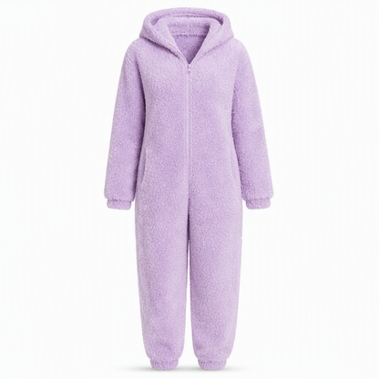 Women's Winter Warm Hooded Onesie Pajamas Jumpsuit