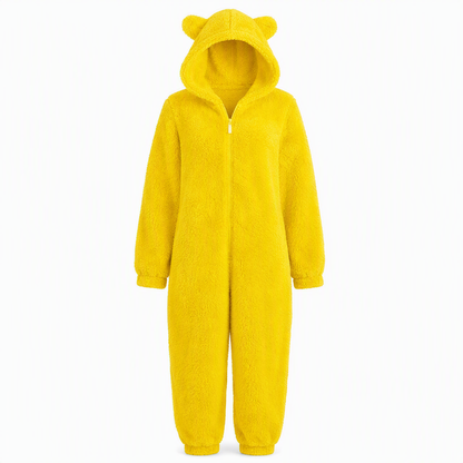 Women's Winter Warm Hooded Onesie Pajamas Jumpsuit