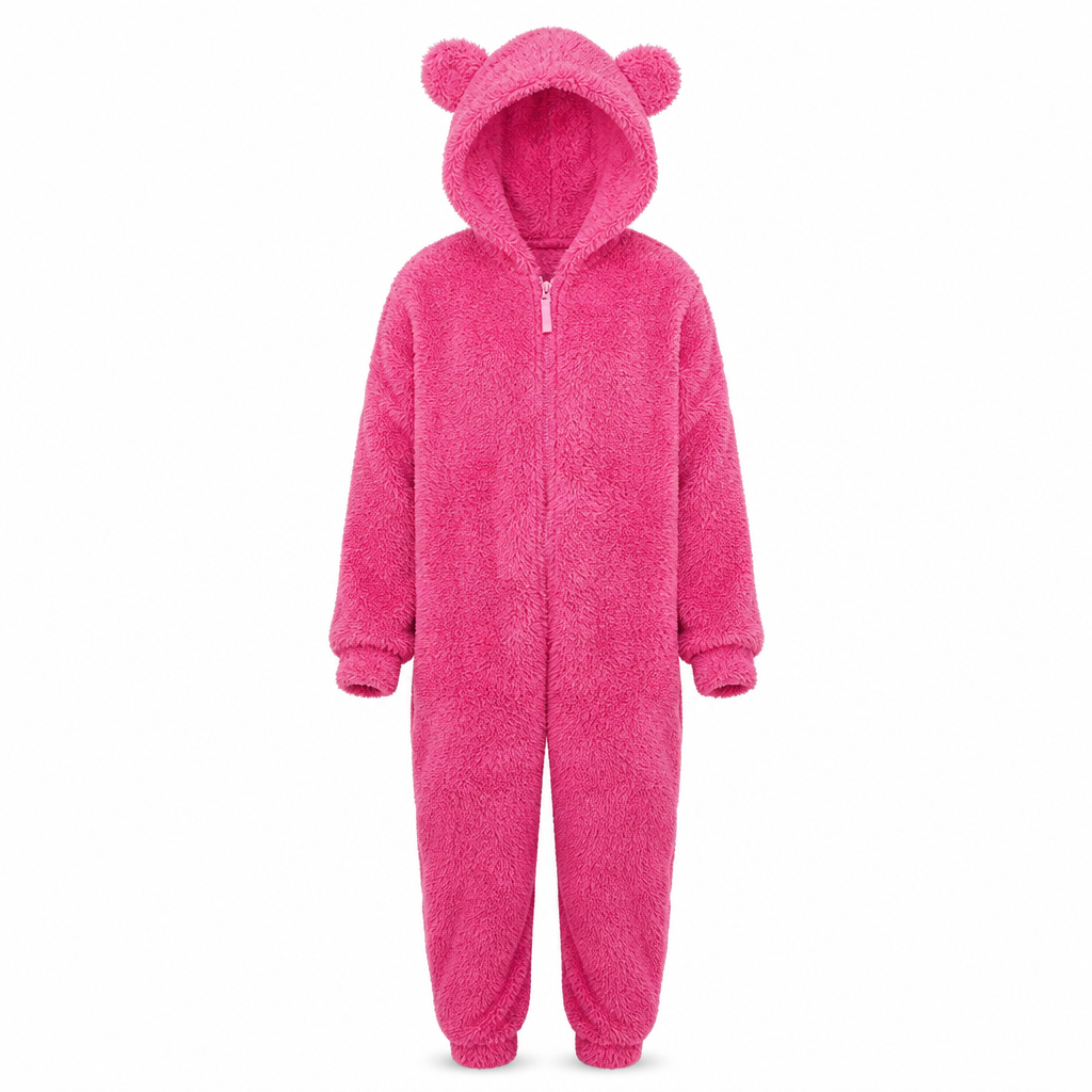 Women's Winter Warm Hooded Onesie Pajamas Jumpsuit