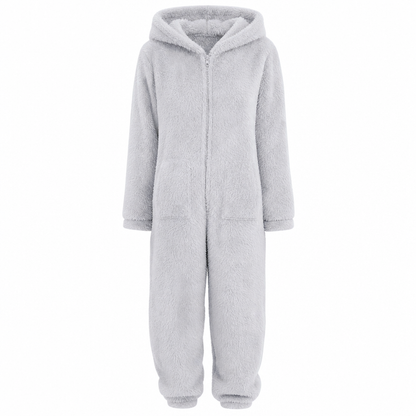 Women's Winter Warm Hooded Onesie Pajamas Jumpsuit