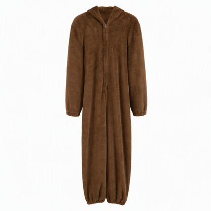 Women's Winter Warm Hooded Onesie Pajamas Jumpsuit