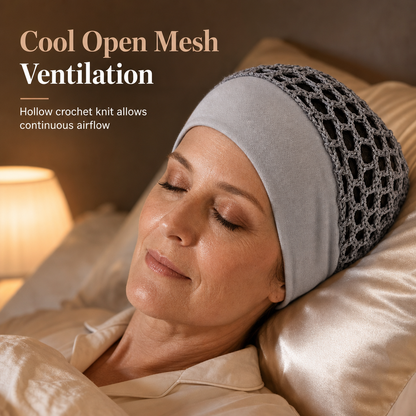 ⌛Limited-Time Offer-Elastic Breathable Wide Band Mesh Hair Net Cap Hollow Out Hair Cover