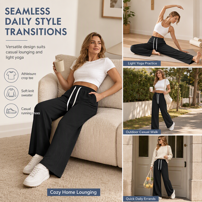 Women's Casual Loose Wide-Leg Sweatpants