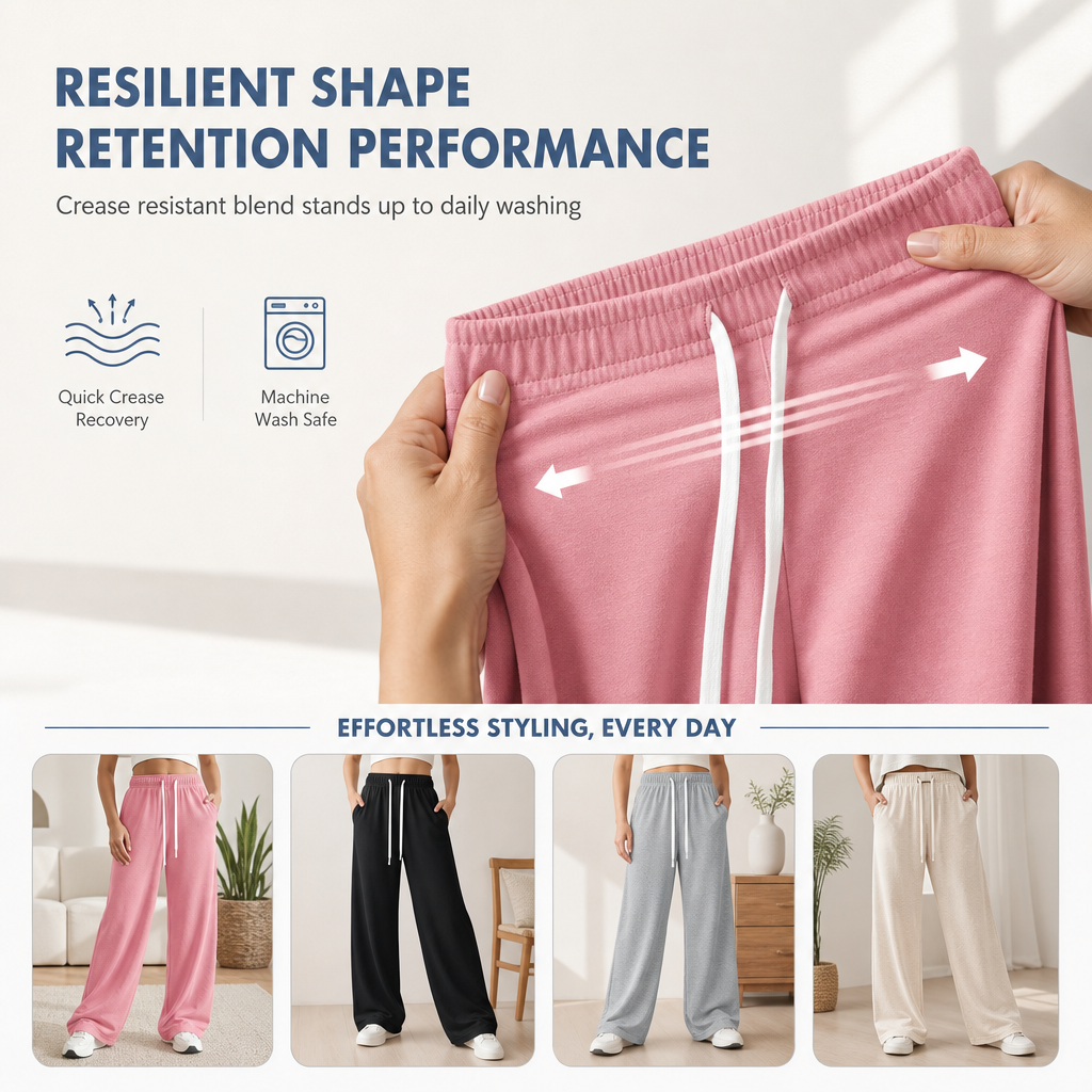 Women's Casual Loose Wide-Leg Sweatpants