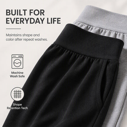 Women's High-Waisted Wide-Leg Lounge Pants with Side Pockets