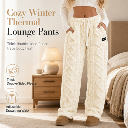 🎉Winter Sale-50% OFF☁️Women's Casual Warm Flannel Lined Lounge Pants