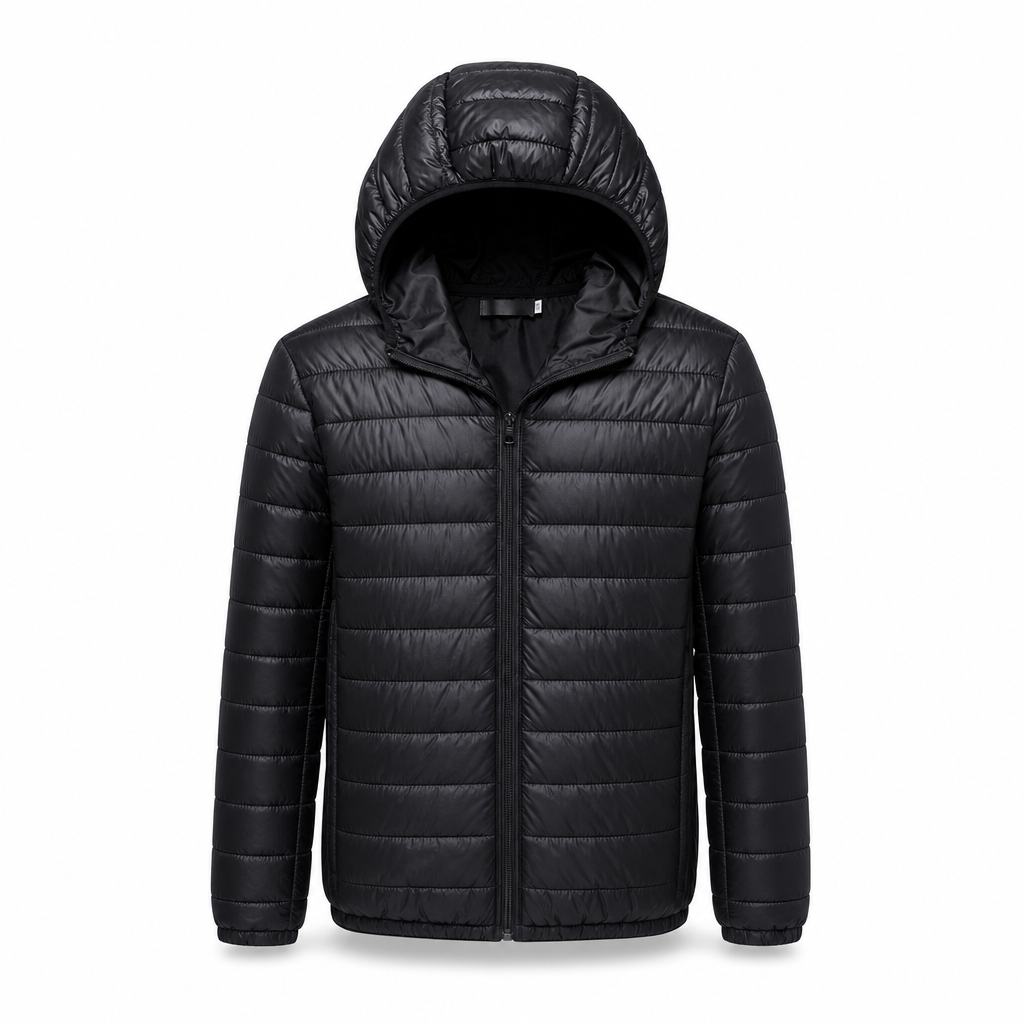 Hot Sale 50% OFF🔥Men's Lightweight Hooded Padded Cotton Casual Short Winter Coat Plus Size