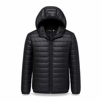 Hot Sale 50% OFF🔥Men's Lightweight Hooded Padded Cotton Casual Short Winter Coat Plus Size
