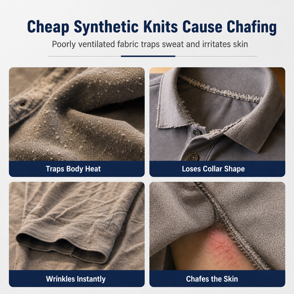 Long Sleeve Collared Tee – Smart Casual, Everyday Comfort