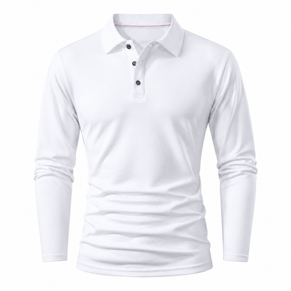 Long Sleeve Collared Tee – Smart Casual, Everyday Comfort
