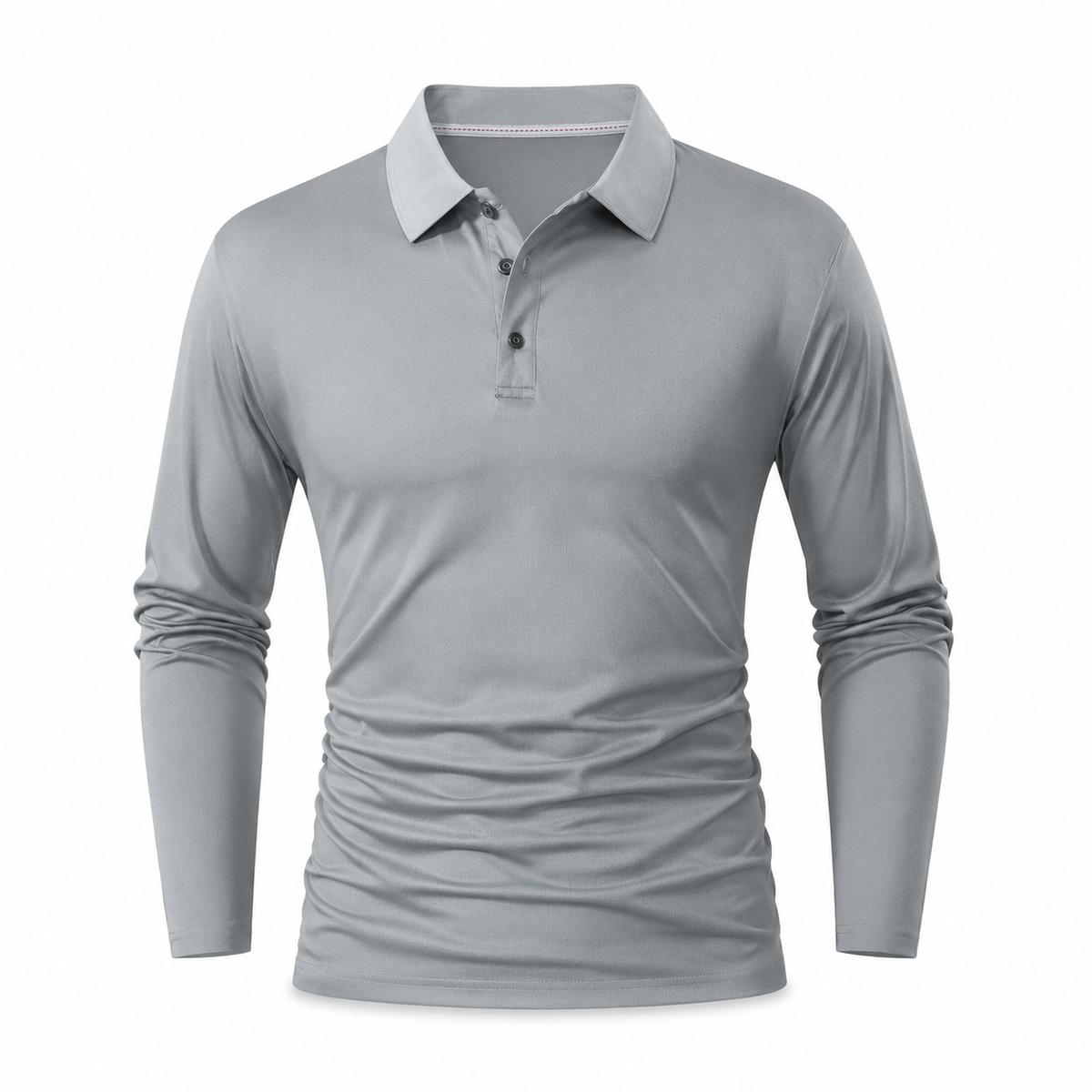 Long Sleeve Collared Tee – Smart Casual, Everyday Comfort