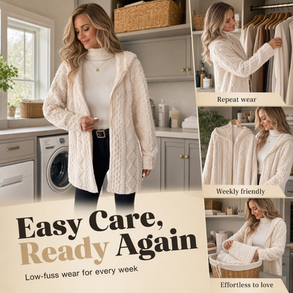 🎁2026 New Arrivals💥Last Day Sale 50% Off💃 Women’s Casual Plush Hooded Jacket-Q