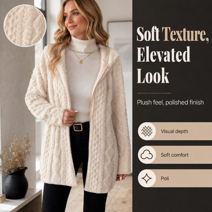 🎁2026 New Arrivals💥Last Day Sale 50% Off💃 Women’s Casual Plush Hooded Jacket-Q