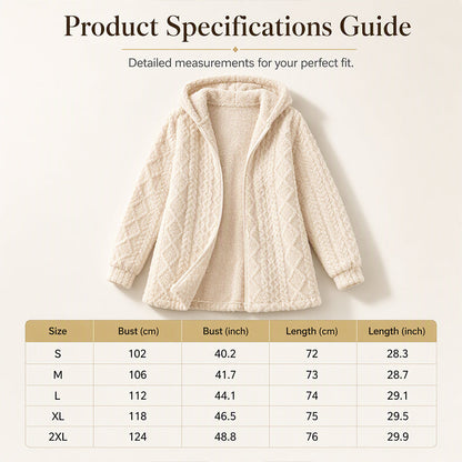 🎁2026 New Arrivals💥Last Day Sale 50% Off💃 Women’s Casual Plush Hooded Jacket-Q