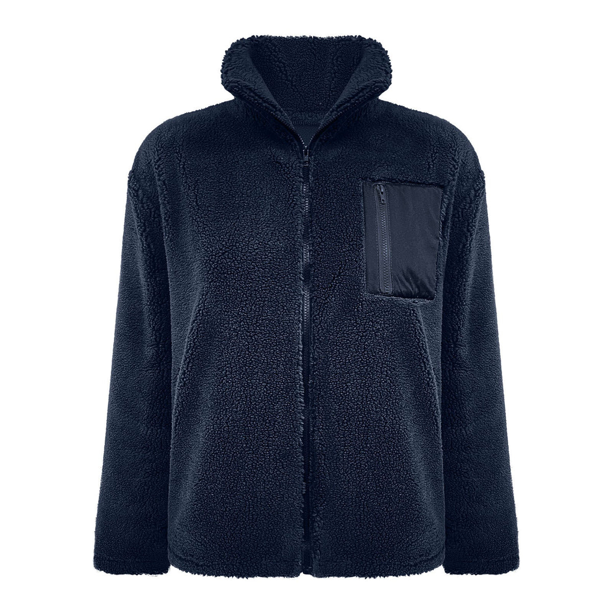 🔥 50% OFF | Women's Teddy Fleece Zip-Up Jacket – Soft, Warm & Relaxed Fit