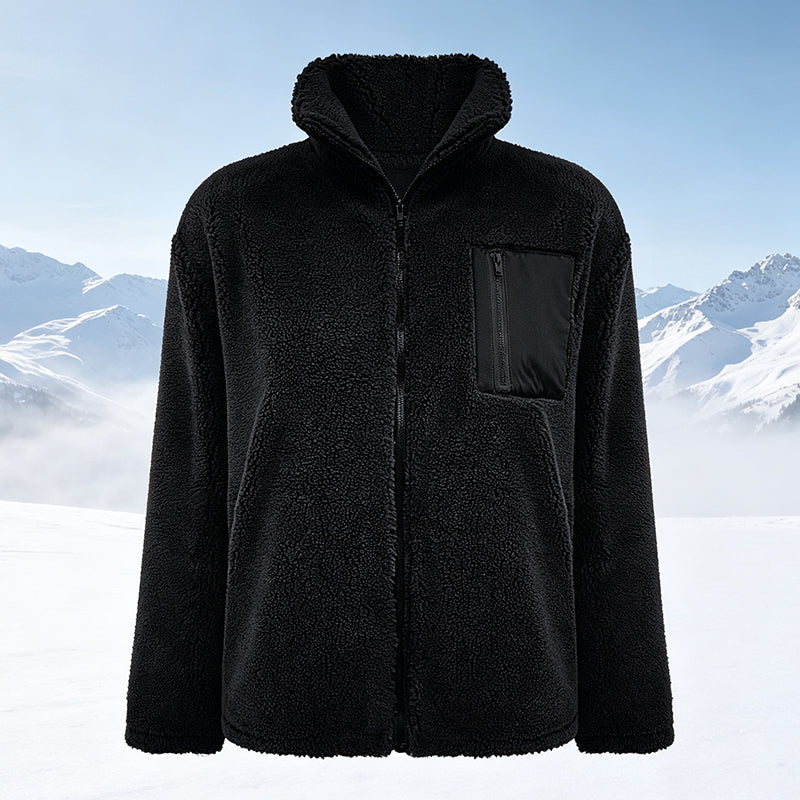 🔥 50% OFF | Women's Teddy Fleece Zip-Up Jacket – Soft, Warm & Relaxed Fit