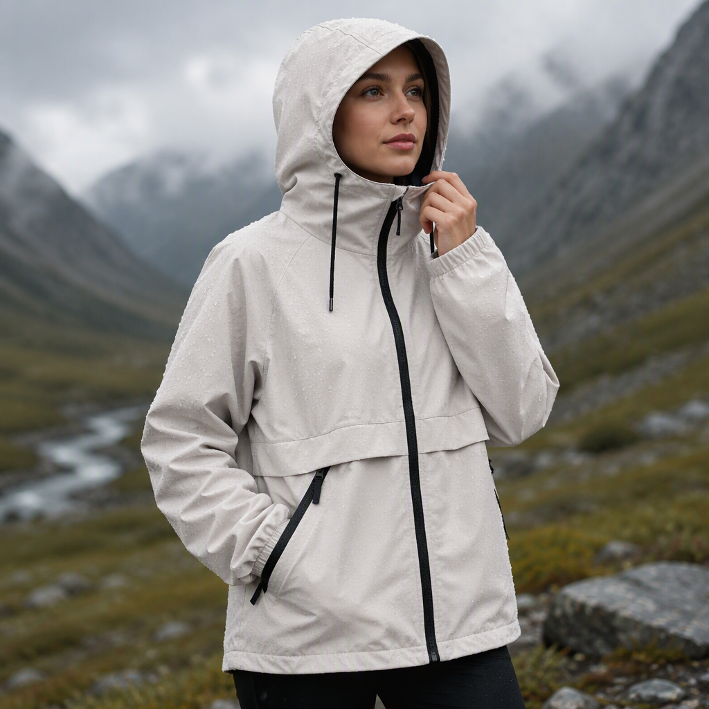 Women's Outdoor Windproof Hooded Jacket – Lightweight, Wind-Resistant, Adventure-Ready Comfort