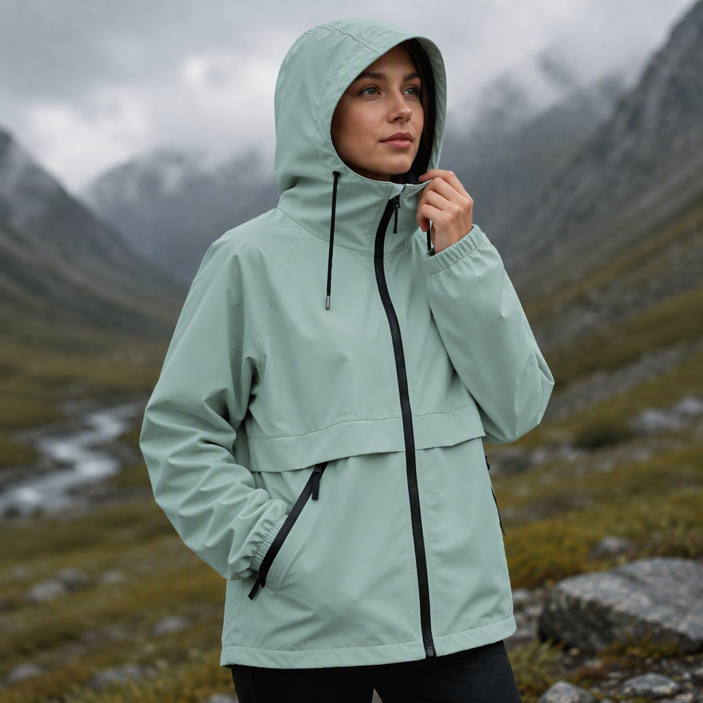 Women's Outdoor Windproof Hooded Jacket – Lightweight, Wind-Resistant, Adventure-Ready Comfort