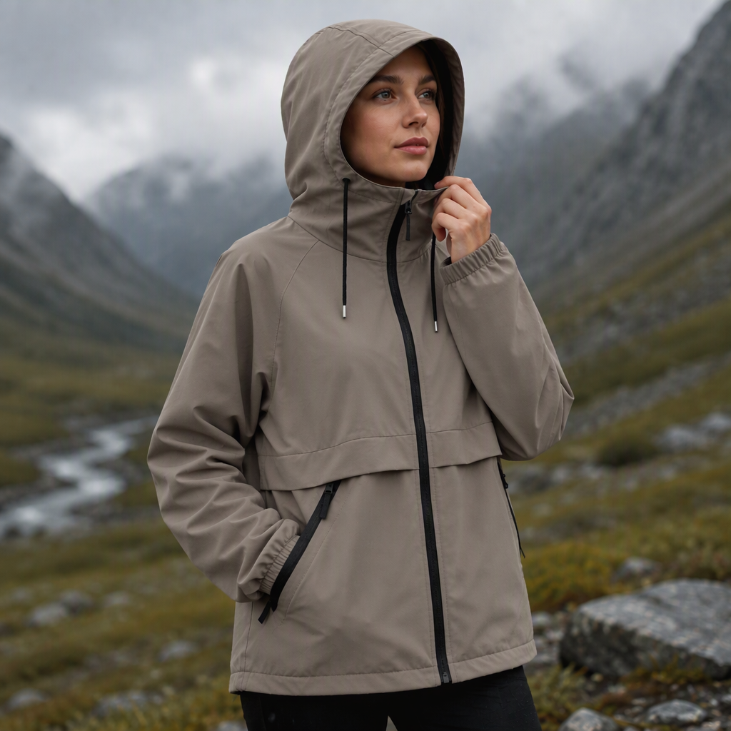 Women's Outdoor Windproof Hooded Jacket – Lightweight, Wind-Resistant, Adventure-Ready Comfort