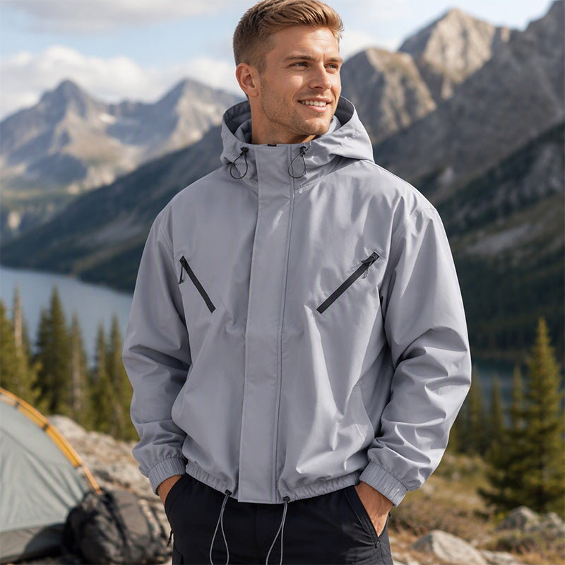 Men's Stylish Windproof Hooded Jacket – Lightweight, Wind-Resistant, Everyday & Outdoor Ready