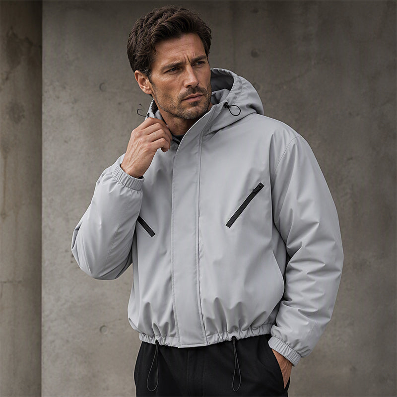 Men's Stylish Windproof Hooded Jacket – Lightweight, Wind-Resistant, Everyday & Outdoor Ready