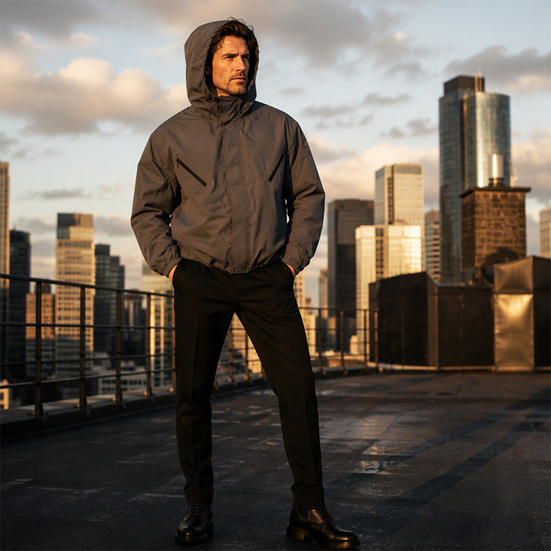 Men's Stylish Windproof Hooded Jacket – Lightweight, Wind-Resistant, Everyday & Outdoor Ready