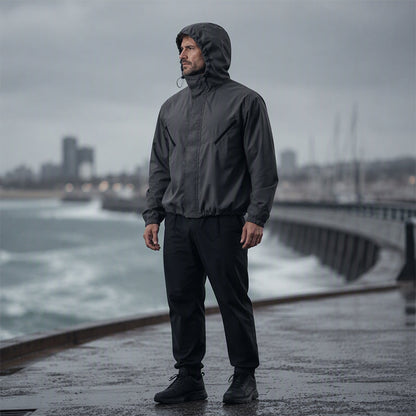 Men's Stylish Windproof Hooded Jacket – Lightweight, Wind-Resistant, Everyday & Outdoor Ready