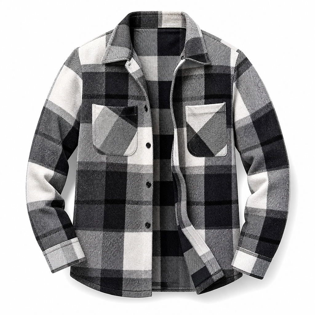 ✨Men's Casual Plaid Flannel Shirt – Soft, Warm, Timeless Everyday Style