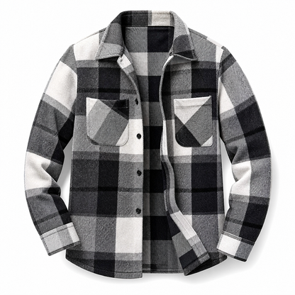 ✨Men's Casual Plaid Flannel Shirt – Soft, Warm, Timeless Everyday Style