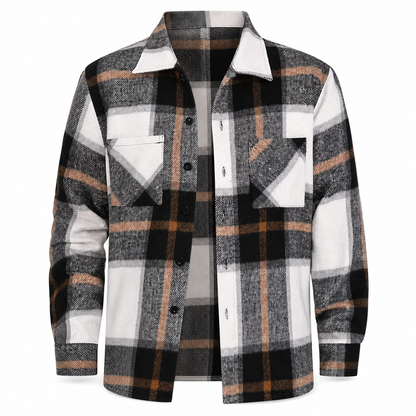 ✨Men's Casual Plaid Flannel Shirt – Soft, Warm, Timeless Everyday Style