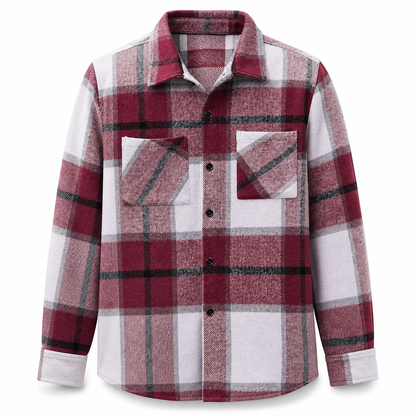 ✨Men's Casual Plaid Flannel Shirt – Soft, Warm, Timeless Everyday Style