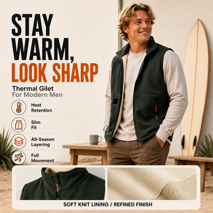❄️Unisex Winter Plush-Lined Warm Vest – Cozy, Lightweight, Perfect for Layering in Cold Weather