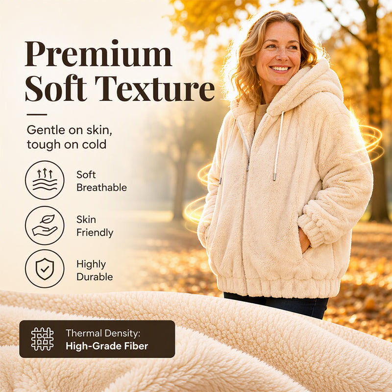 🔥50% OFF!🧥Women's Winter Cozy Hooded Jacket – Warm, Water-Repellent & Perfect for Layering ❄️