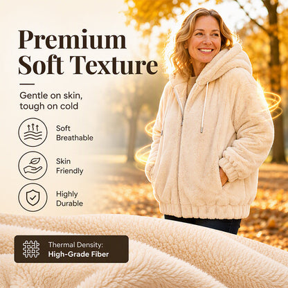 🔥50% OFF!🧥Women's Winter Cozy Hooded Jacket – Warm, Water-Repellent & Perfect for Layering ❄️