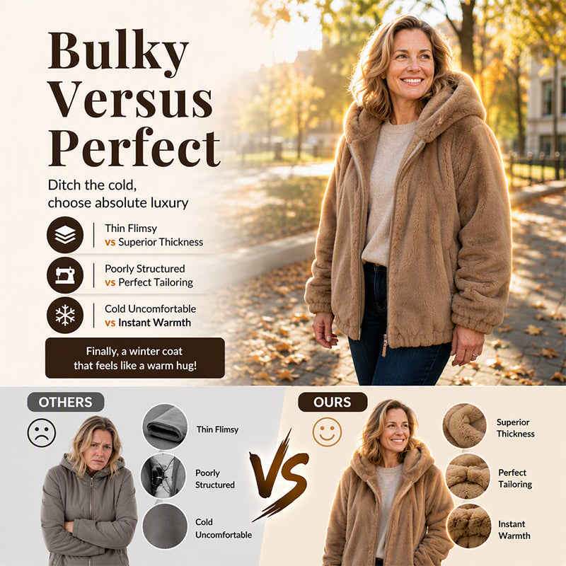 🔥50% OFF!🧥Women's Winter Cozy Hooded Jacket – Warm, Water-Repellent & Perfect for Layering ❄️