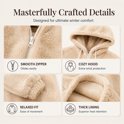 🔥50% OFF!🧥Women's Winter Cozy Hooded Jacket – Warm, Water-Repellent & Perfect for Layering ❄️